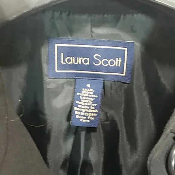 Laura Scott blazer women's size 4 black - Picture 4 of 9